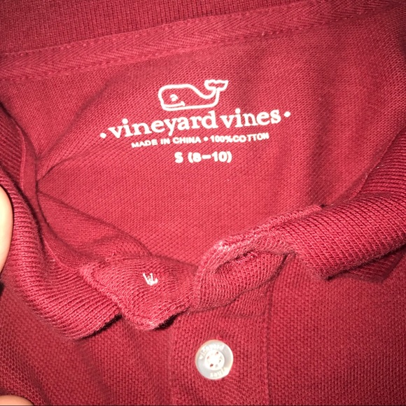 Vineyard Vines Garnet Polo - Picture 2 of 4